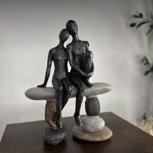 Black and Gray Sculpture